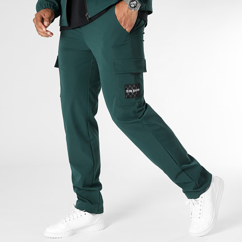 Ensemble Veste Zippée Et Pantalon Cargo 0048 0043 Vert