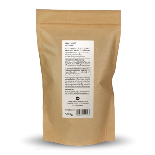 Sunday Natural Products MSMPulverOptiMSM®