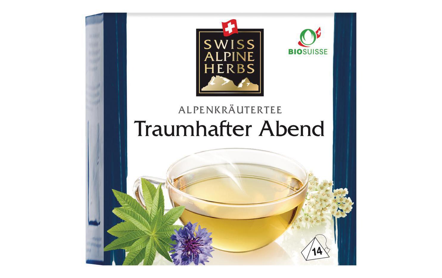 Teebeutel Bio Traumhafter Abend 14 StückSchweizer Tee