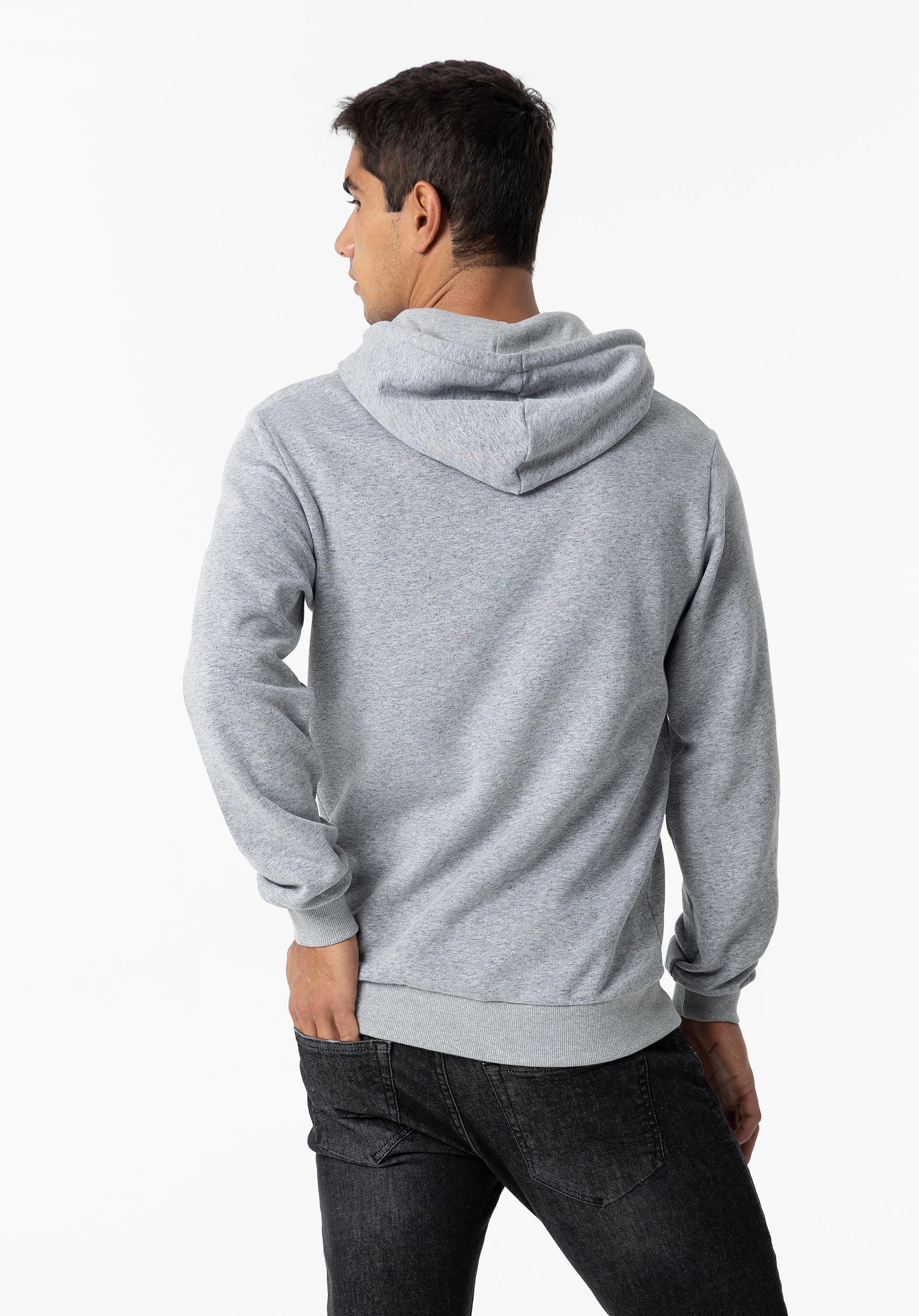 Hoodie com Bordado Frontal