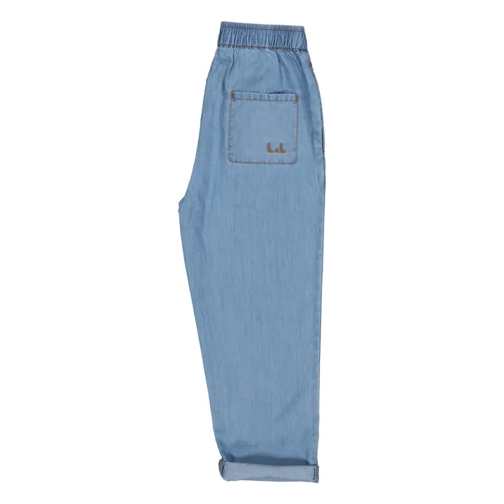 Louis Louise Pantalon Valentin Chambray | Bleu jean