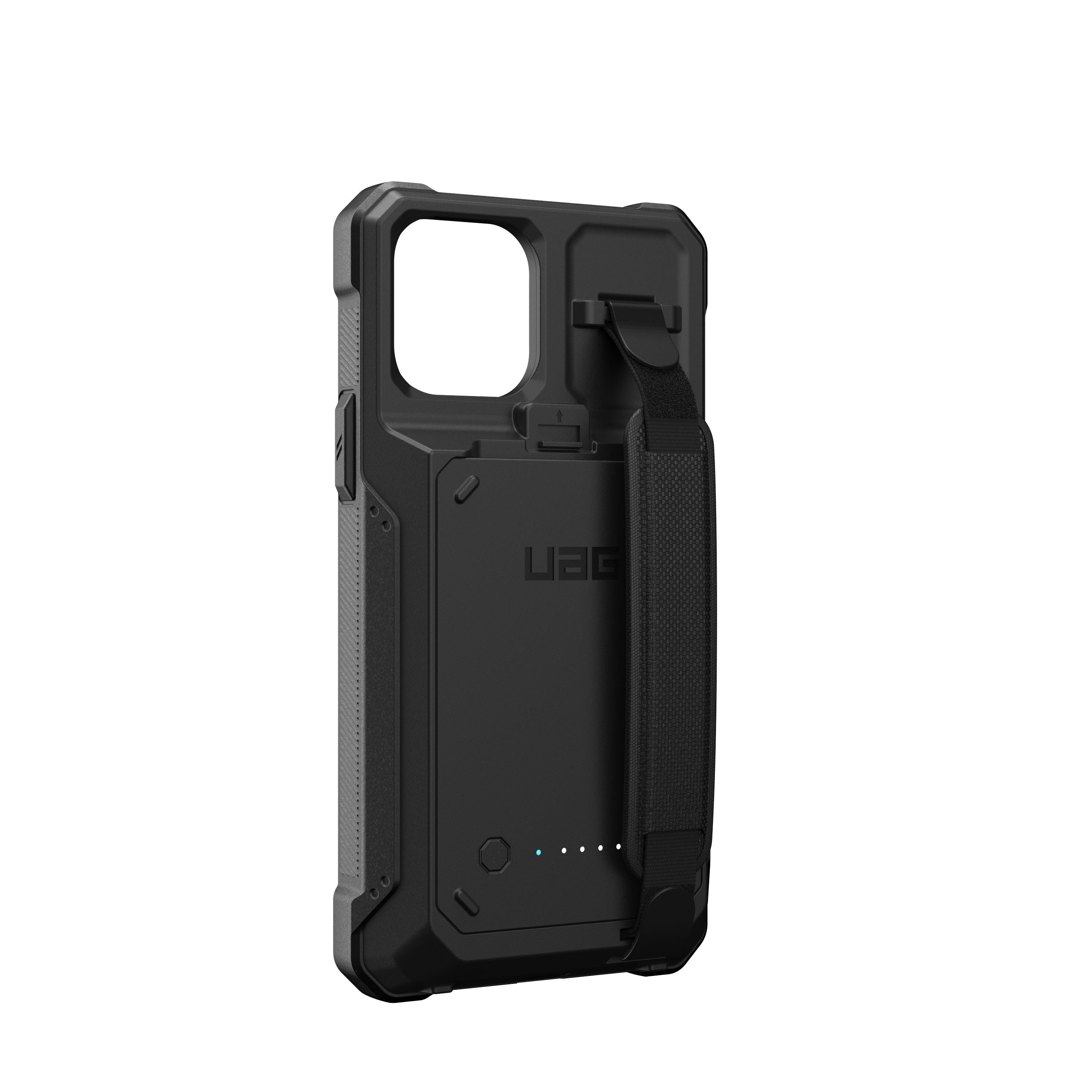 iPhone 12 / iPhone 12 Pro Outdoor Schutzhülle Workflow Battery Case 300mAh (114012BW4040) - Schwarz