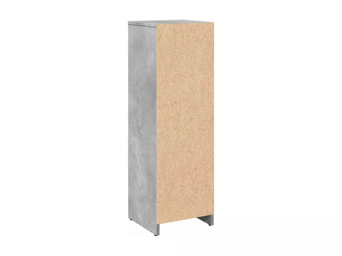 Armoire de salle de bain Gris béton 30x30x95 cm Aggloméré