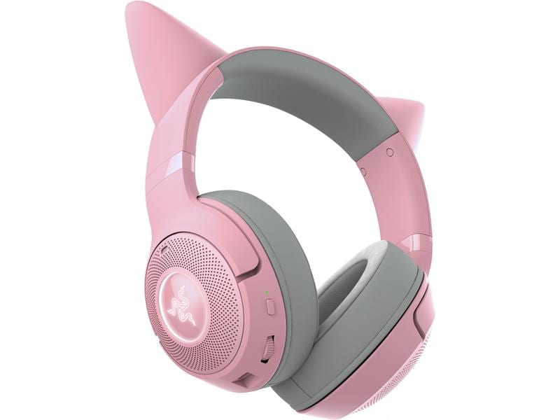 Razer Headset Kraken Kitty BT V2 Pink Kabelloses Over-Ear Gaming Headset