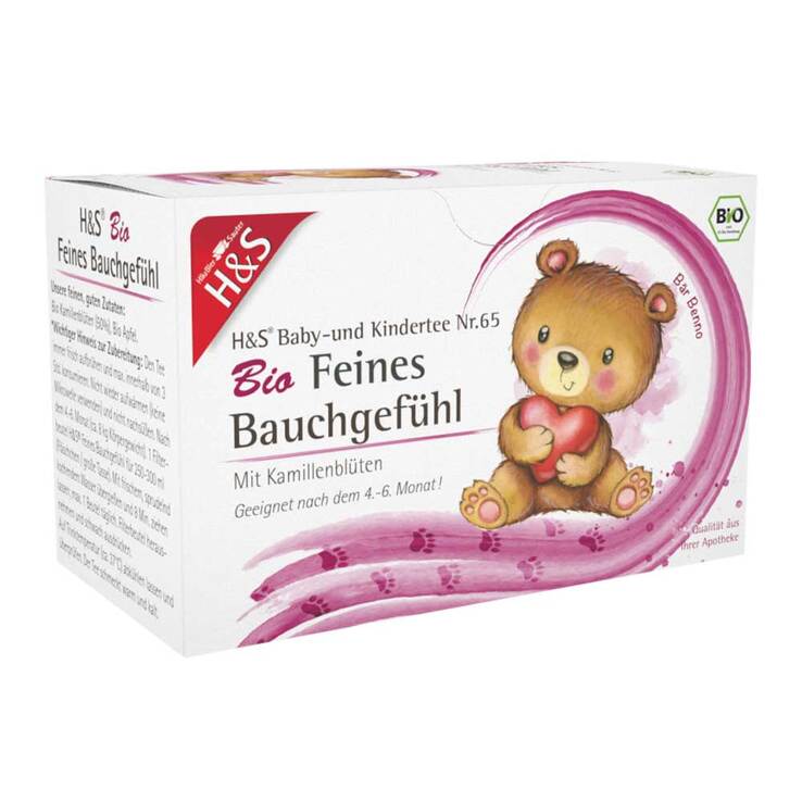 H&S Bio Baby- und Kindertee Feines Bauchgefühl Fbeutel , 20X1.5 g