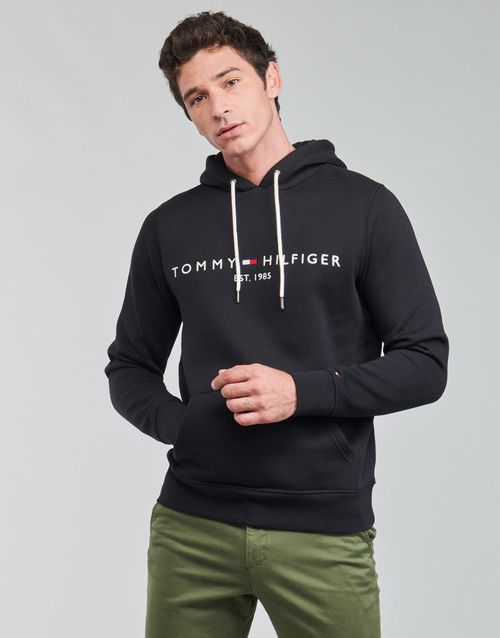 Tommy Hilfiger - TOMMY LOGO HOODY - Noir