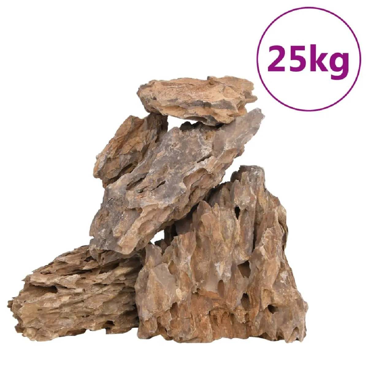 VidaXL Pierres Dragon Aquarium 25 kg