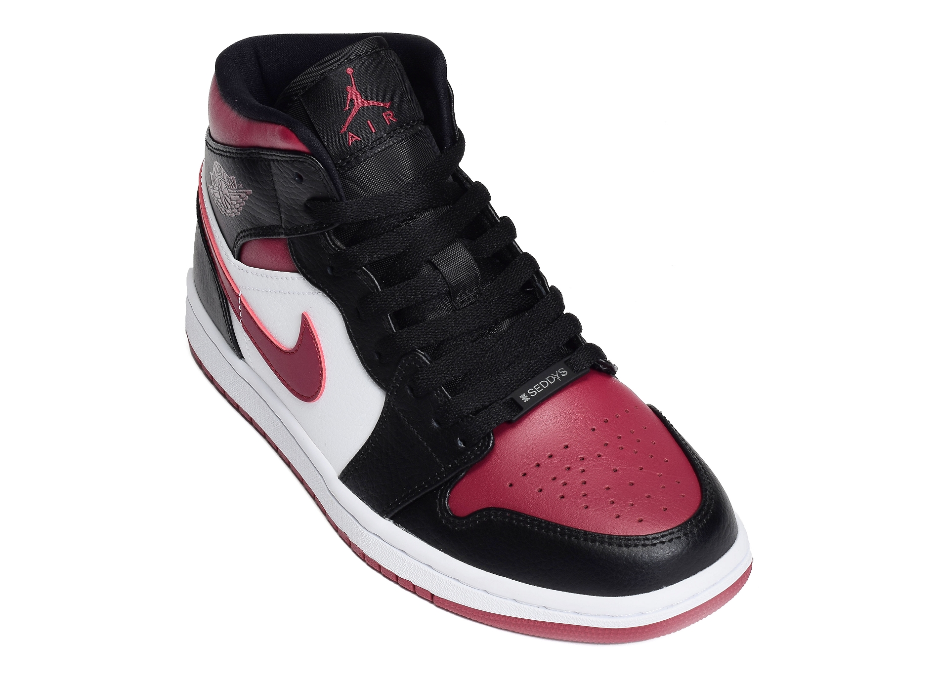 Air jordan mid noir bordeaux