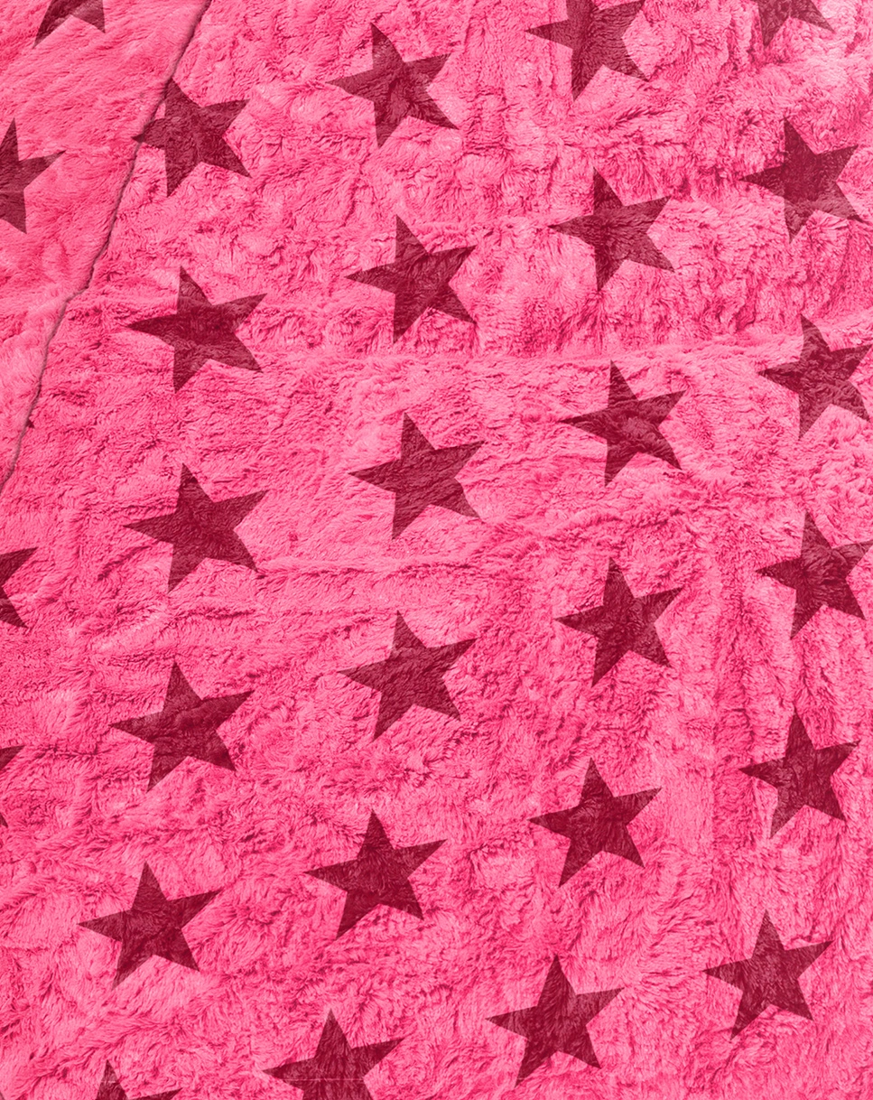 BeanBag FLUFFY STARS XL, 70 x 110 (Farbe: pink)