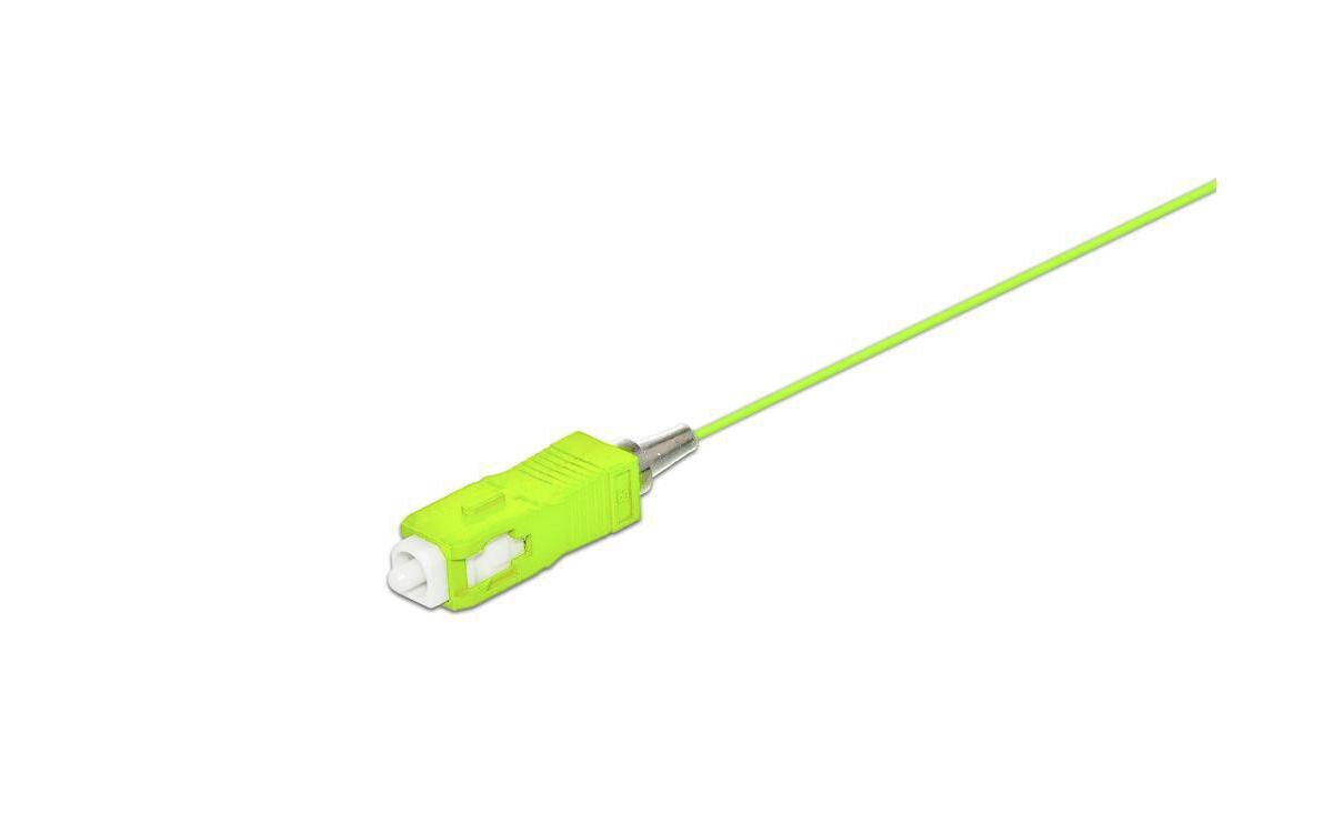 Faserpigtail SC, MM, OM5, 2m, grün, 1 StückFaserpigtail, Multimode 50/125µm, OM5, SC