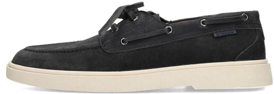 PS Poelman Liam suède bootschoenen donkerblauw