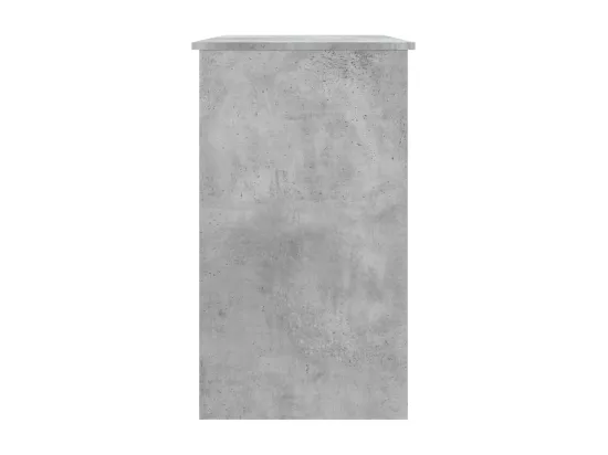 Bureau Gris béton 90x45x76 cm Bois d’ingénierie