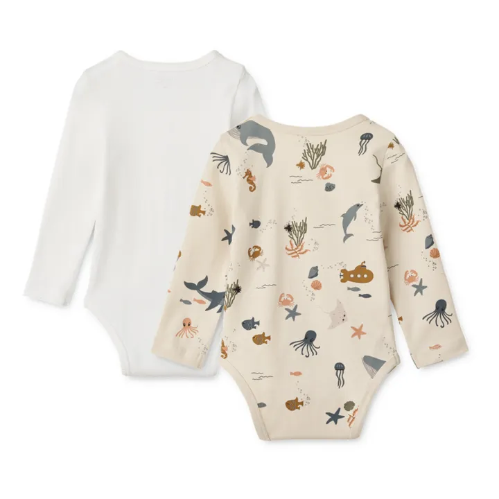 Liewood Lot 2 Bodies Manches Longues Yanni | Blanc