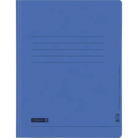 BRUNNEN Schnellhefter mit Einstecktasche, blau, für A4