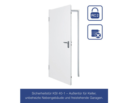 Hörmann veiligheidsdeur KSI 40 RC2 875x2000 mm Links