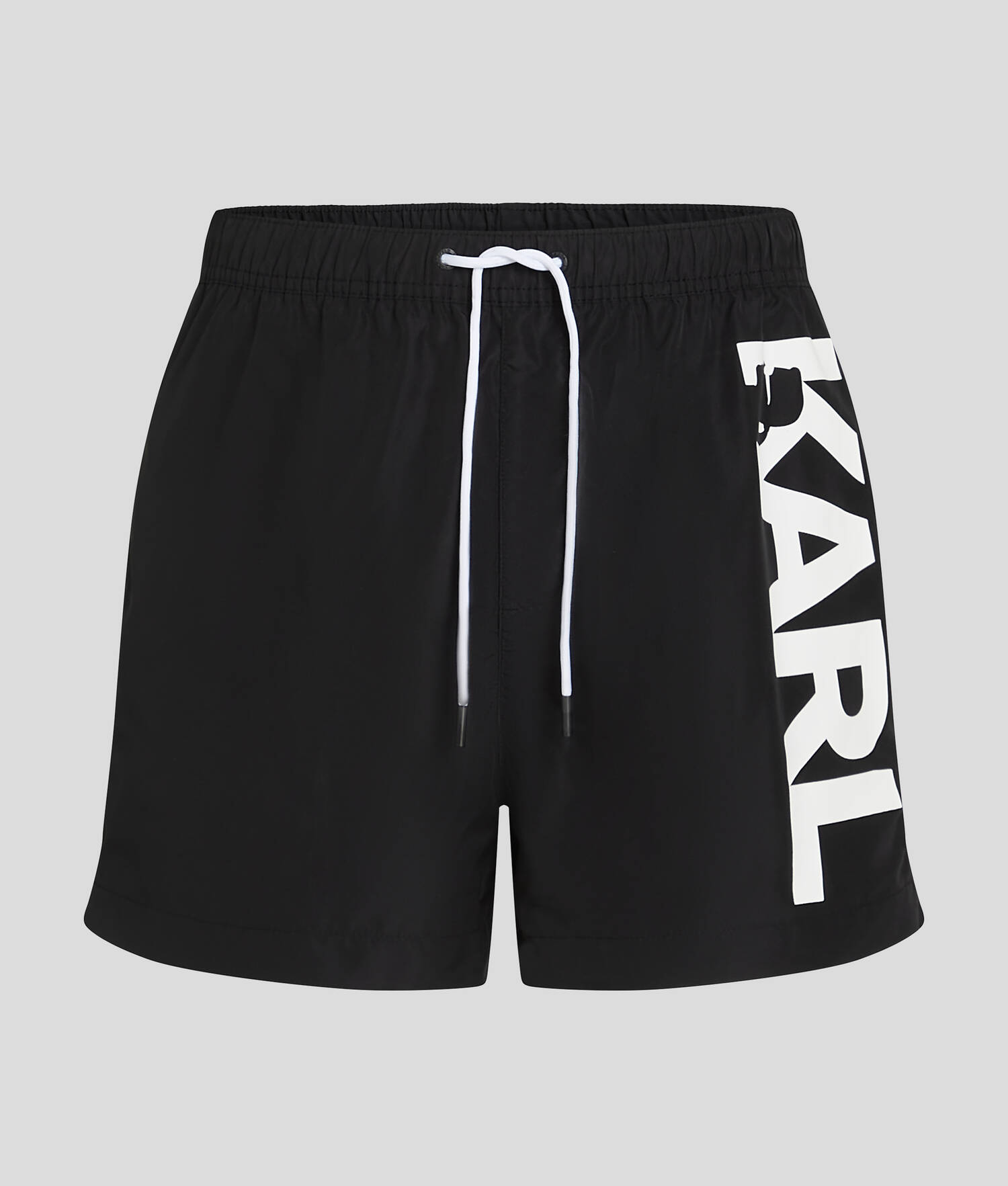 SHORT DE BAIN ORNÉ DU LOGO KARL - Noir