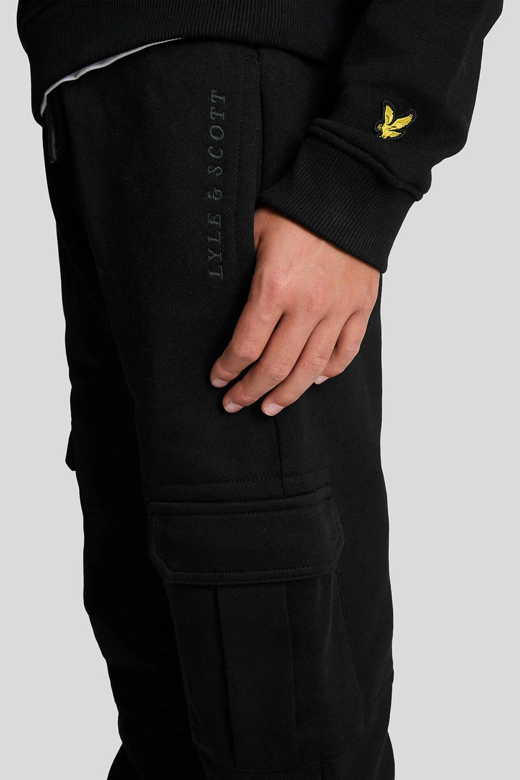 Lyle & Scott joggingbroek zwart