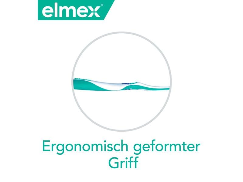 elmex Handzahnbürste Sensitive Professional extra Weich Zahnbürste für eine sanfte Reinigung bei extrem empfindlichen Zähnen