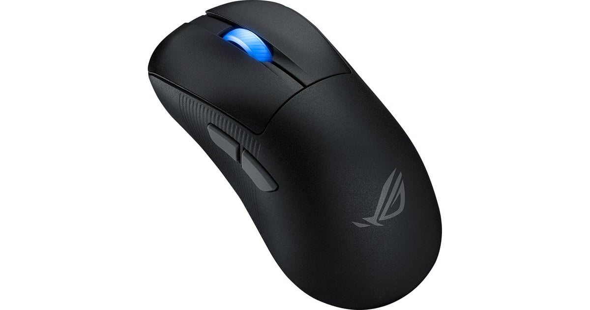 ASUSROG Keris II Ace gaming muis  (Zwart, 100 - 42.000 dpi, USB, 2,4 GHz, Bluetooth 5.1, RGB leds)