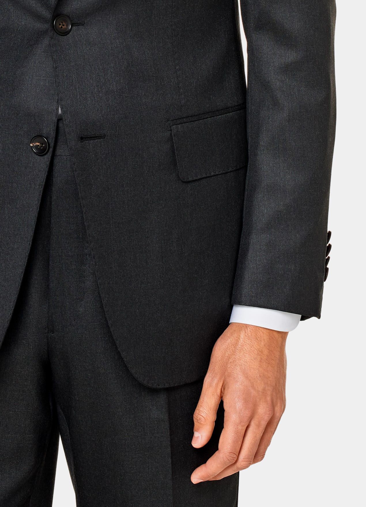 Costume Lazio coupe Tailored gris foncé
