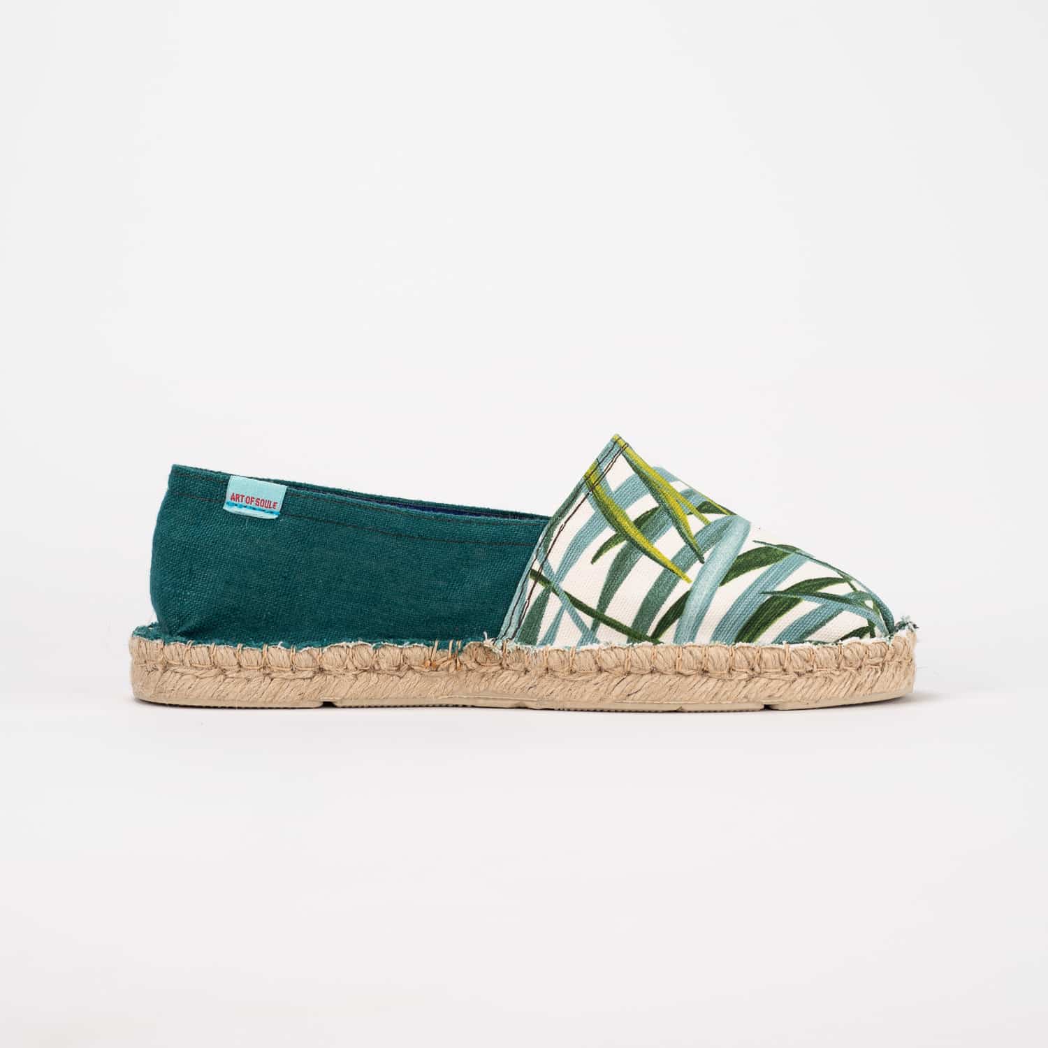 LEAF - Espadrilles imprimées | Vert