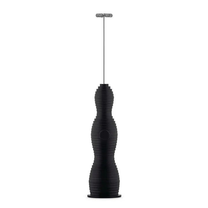 Alessi - Pulcina Milchaufschäumer, schwarz