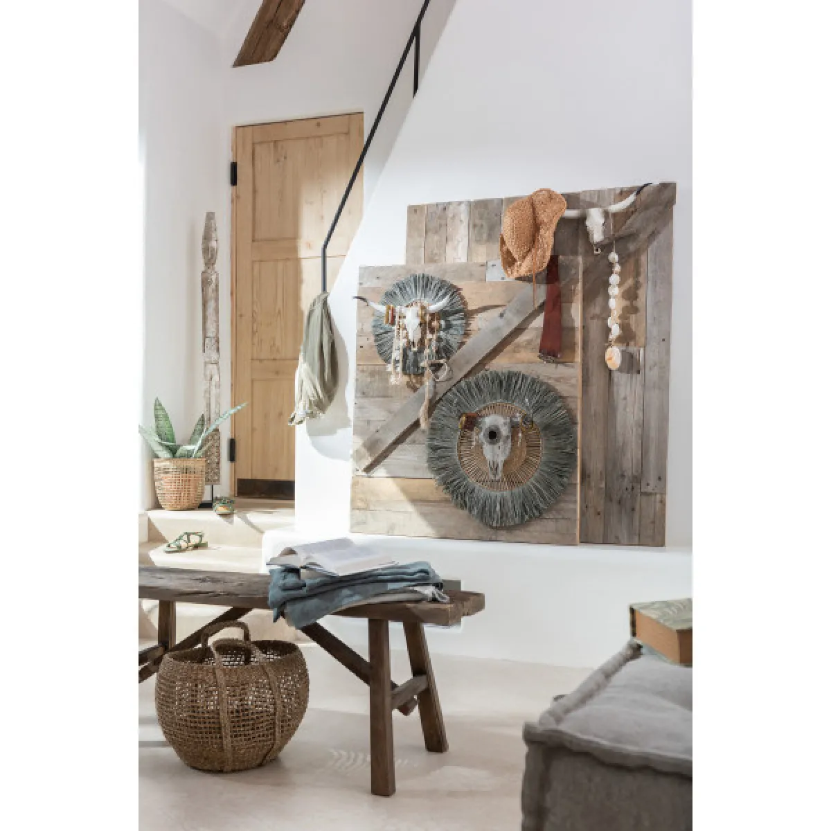 Dansmamaison Set de 2 Panier Tosai - Naturel