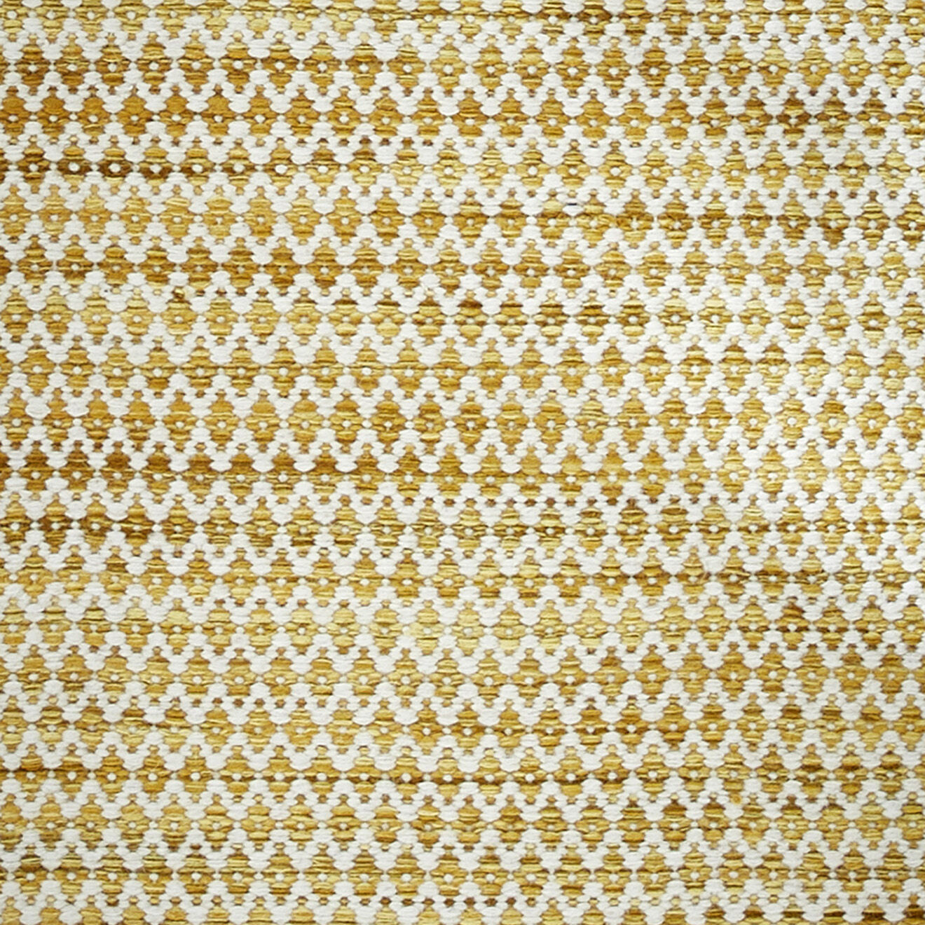 Cyrillus Tapis 100% Laine graphique jaune moyen - 120x180 cm