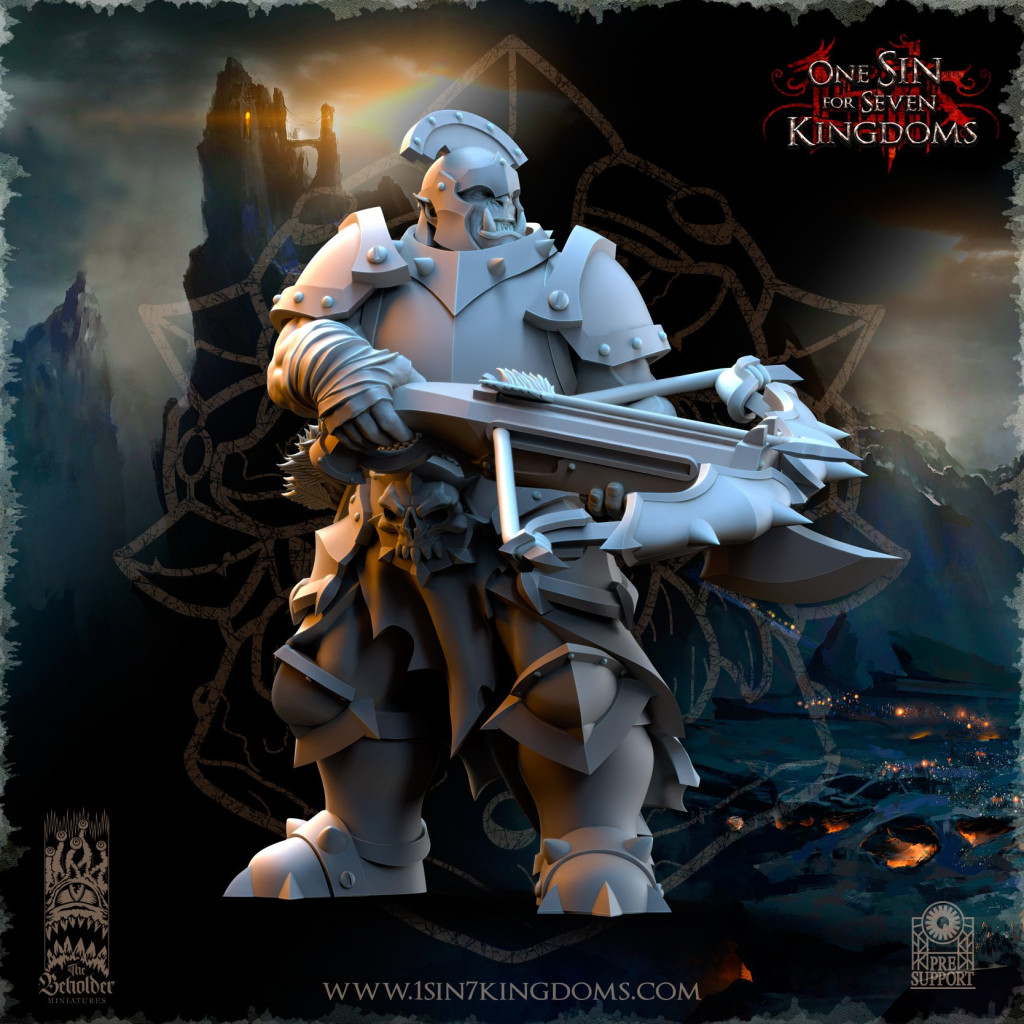 The Beholder Miniatures - Orcs - 8 Arbalétriers