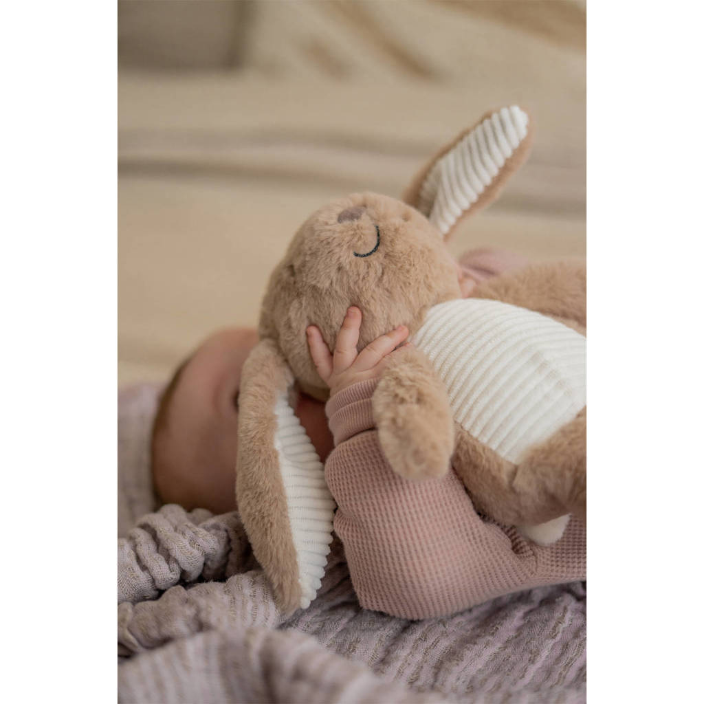 hartslagknuffel milo konijn bruin - knuffel 15 cm