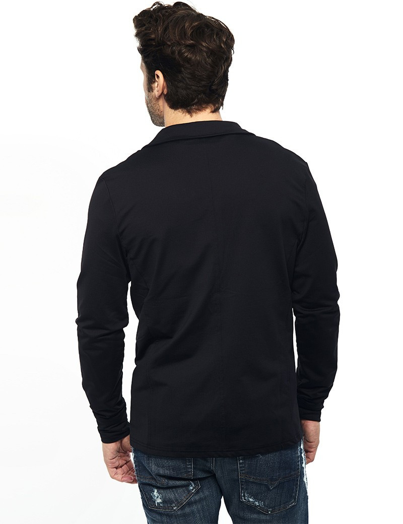 HBT ANDY NAT UNI NOIR - VESTE BLAZER UNI HOMME