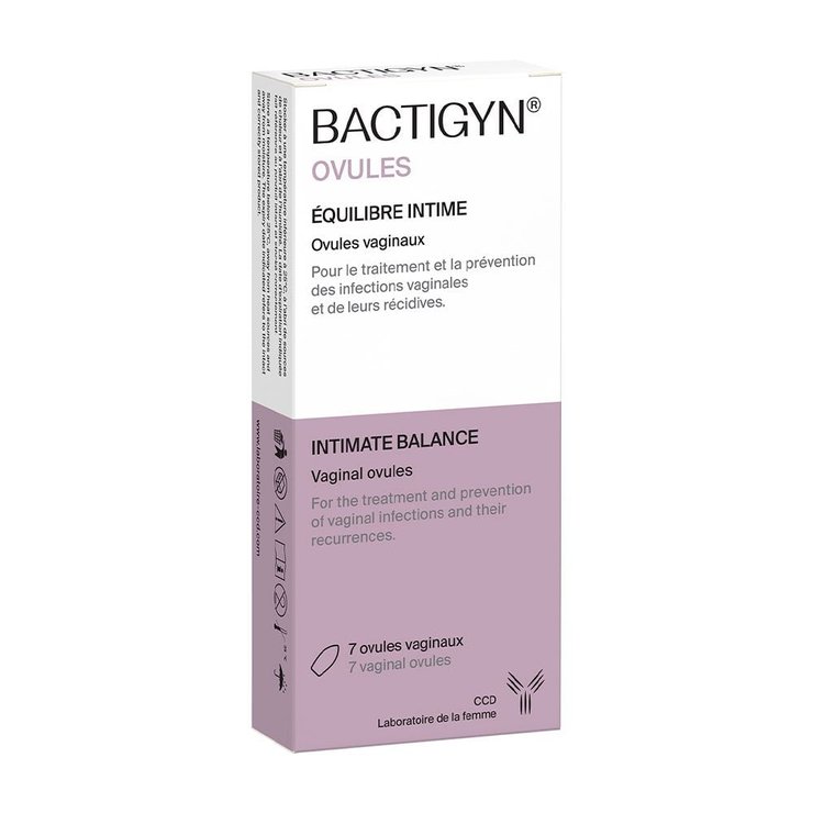 Bactigyn Equilibre Intime x7 Ovules Vaginaux Ccd