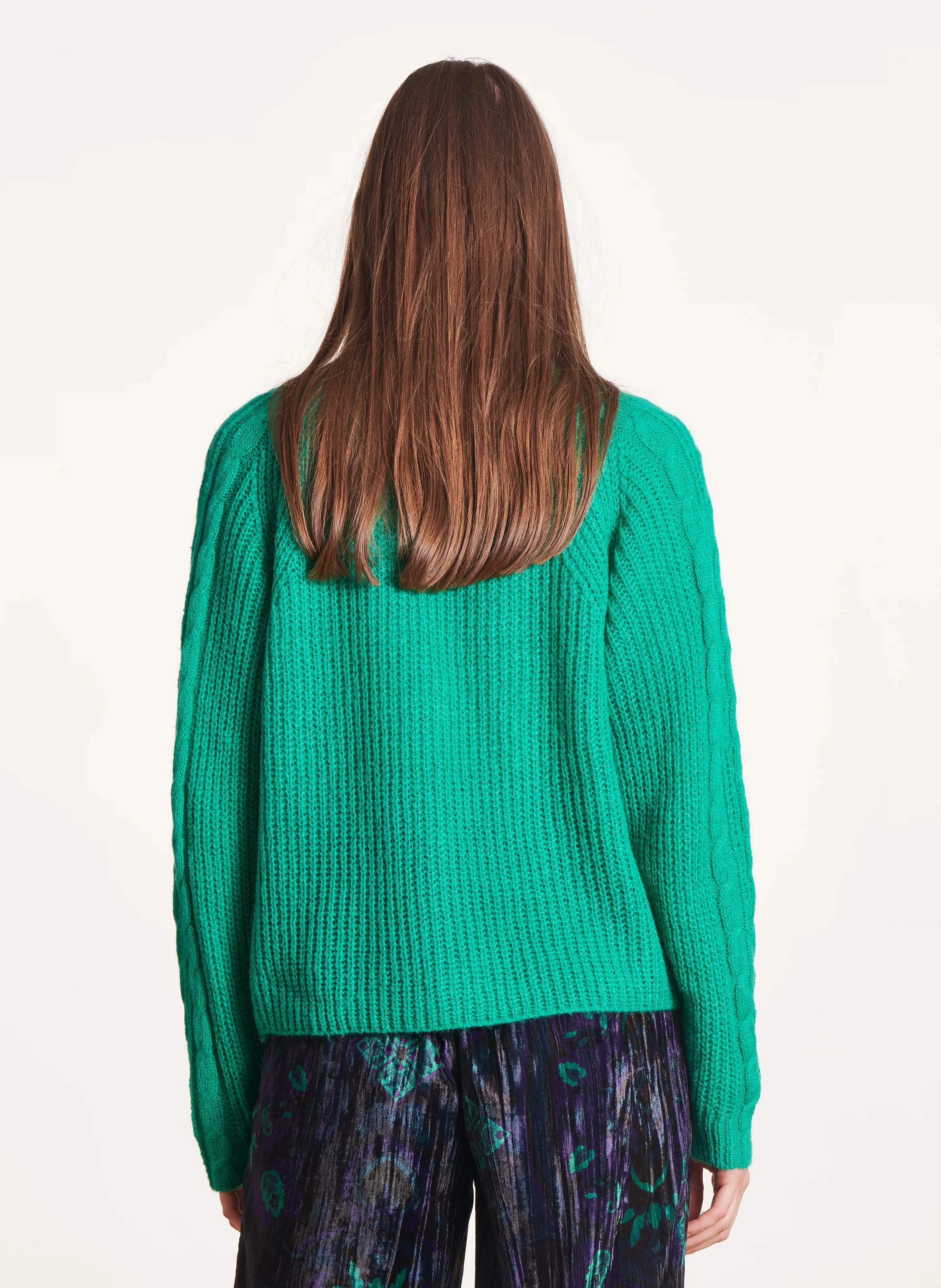 Gilet col V | Vert