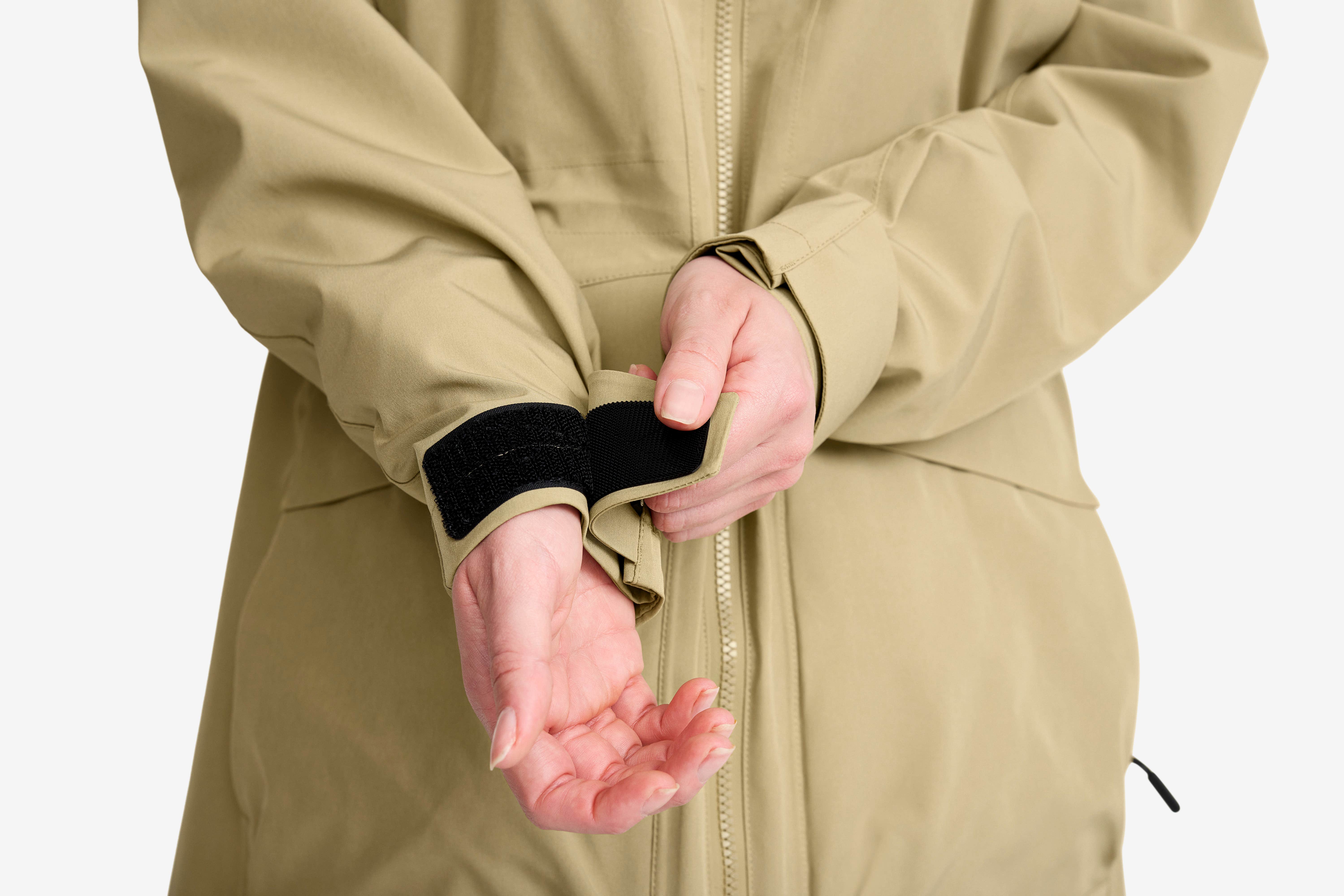 Nevis 2L Parka Dame Khaki