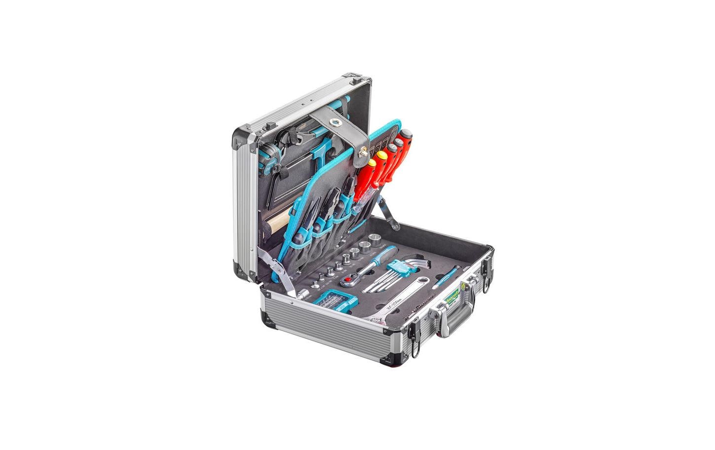 Werkzeugkoffer Pro Compact 106-teilig<br>Alu-Werkzeugkoffer mit 106 Qualitätswerkzeugen