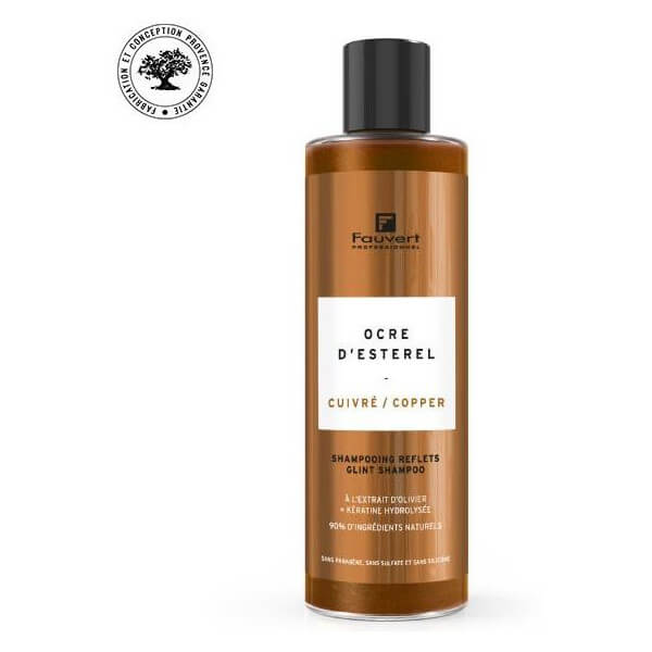 Shampooing pigmenté reflet cuivré Ocre d'Esterel Fauvert Professionnel 250ML