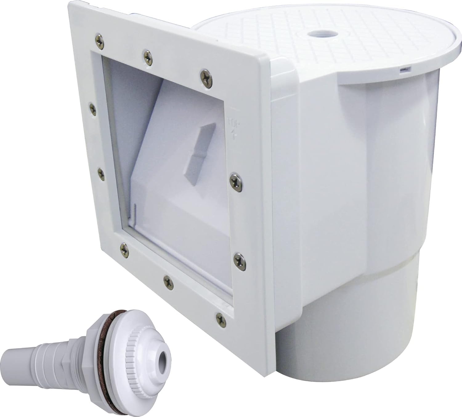 STEINBACH Stahlwandpool Set Nuovo – 011101G – Ø 350 x 120 cm – Runder Pool in Grau für bis zu 10.400 l Wasserinhalt – Mit winterfester Blauer Innenfolie und zahlreichem Zubehör