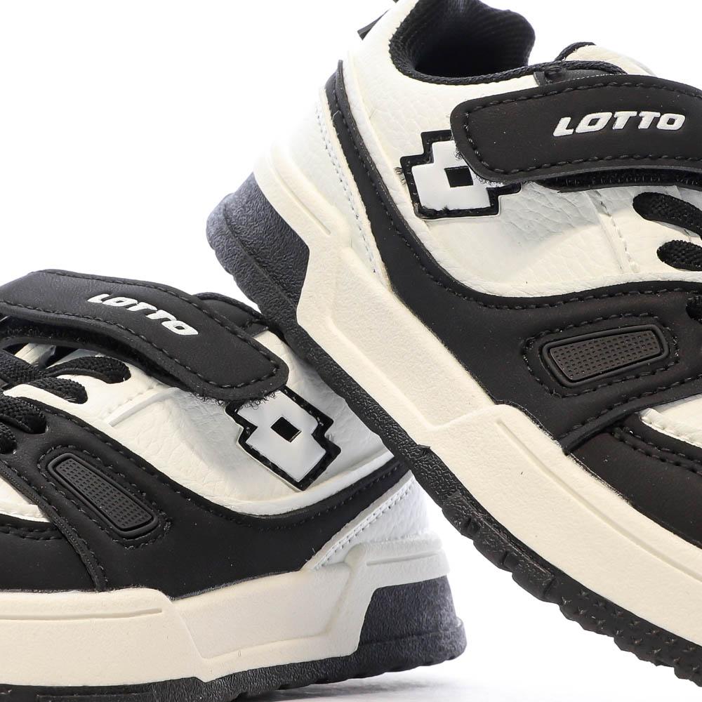 Lotto Baskets Blanches/Noires Garçon Lotto Basket Pescara