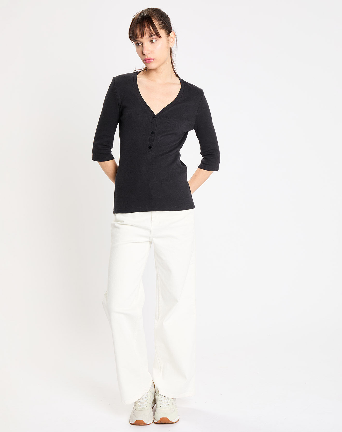 Jodhpur T-Shirt Raise noir