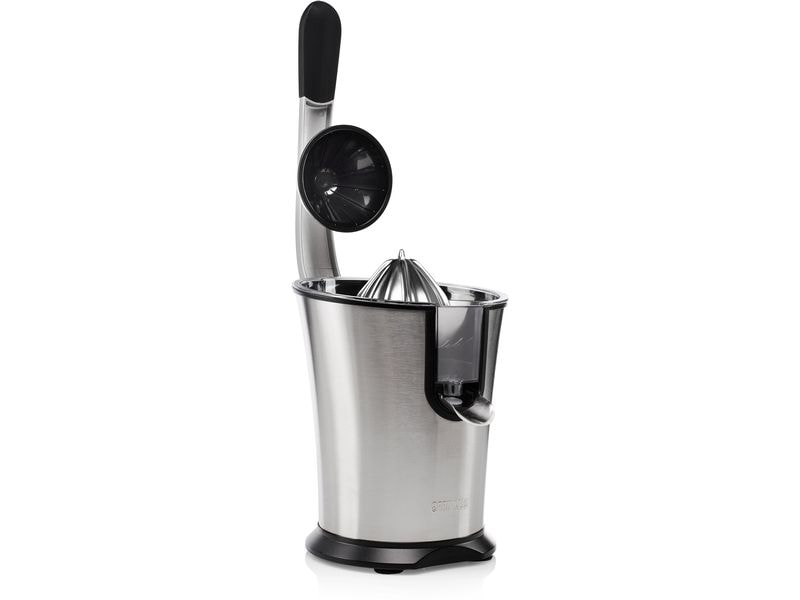 Princess Saftpresse 201860 Master Juicer Pro Schwarz/Silber Elektrische Zitruspresse
