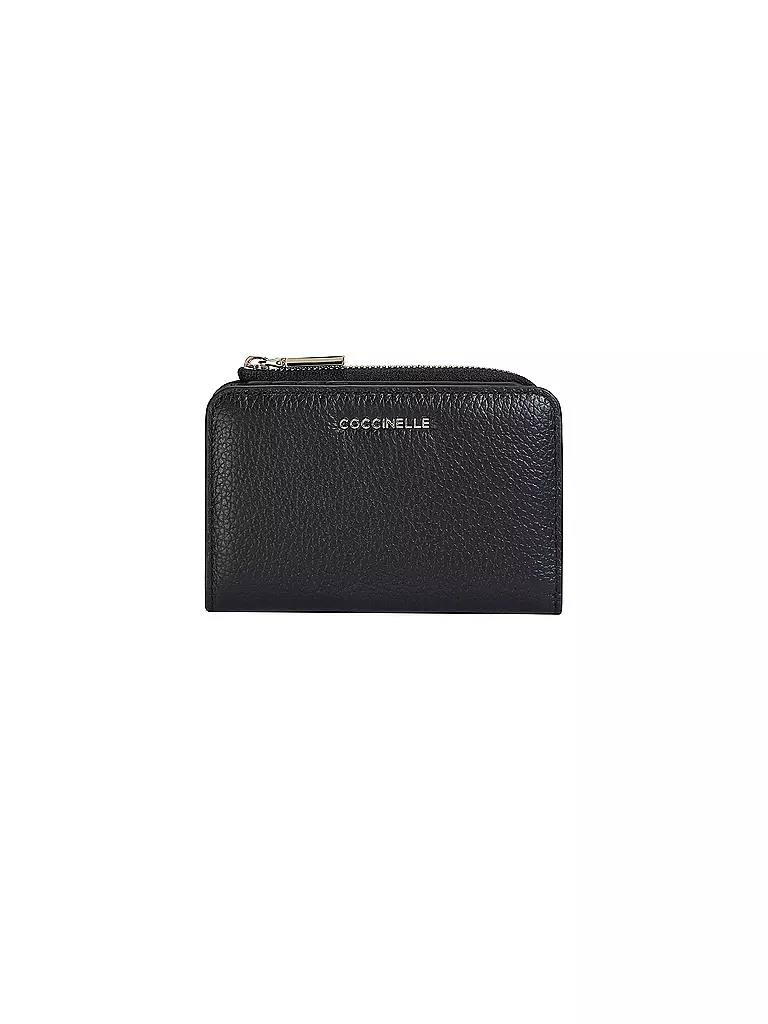 COCCINELLE Geldbörse METALLIC SOFT schwarz