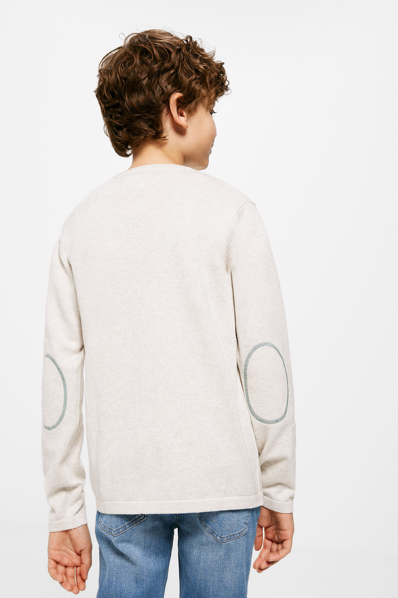 Camisa infantil com reforço nos cotovelos