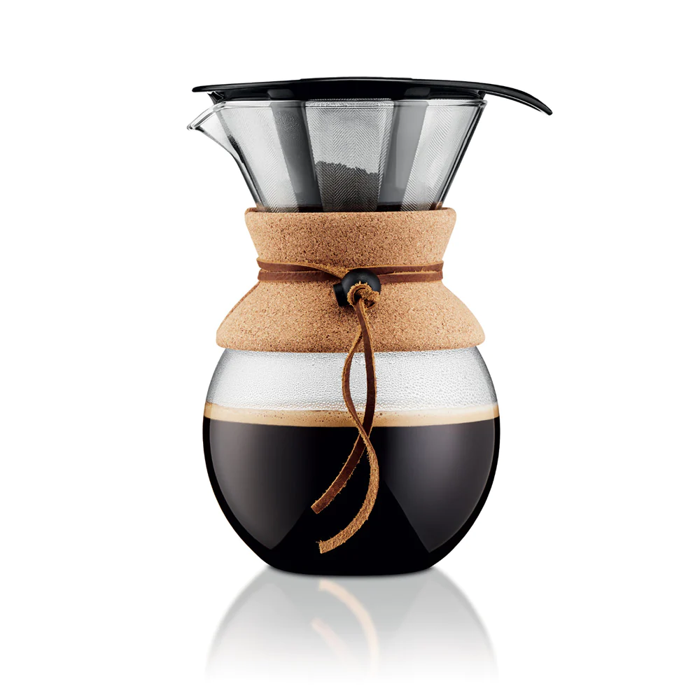 Cafetière avec filtre pour over 8 tasses 1 l en inox Bodum