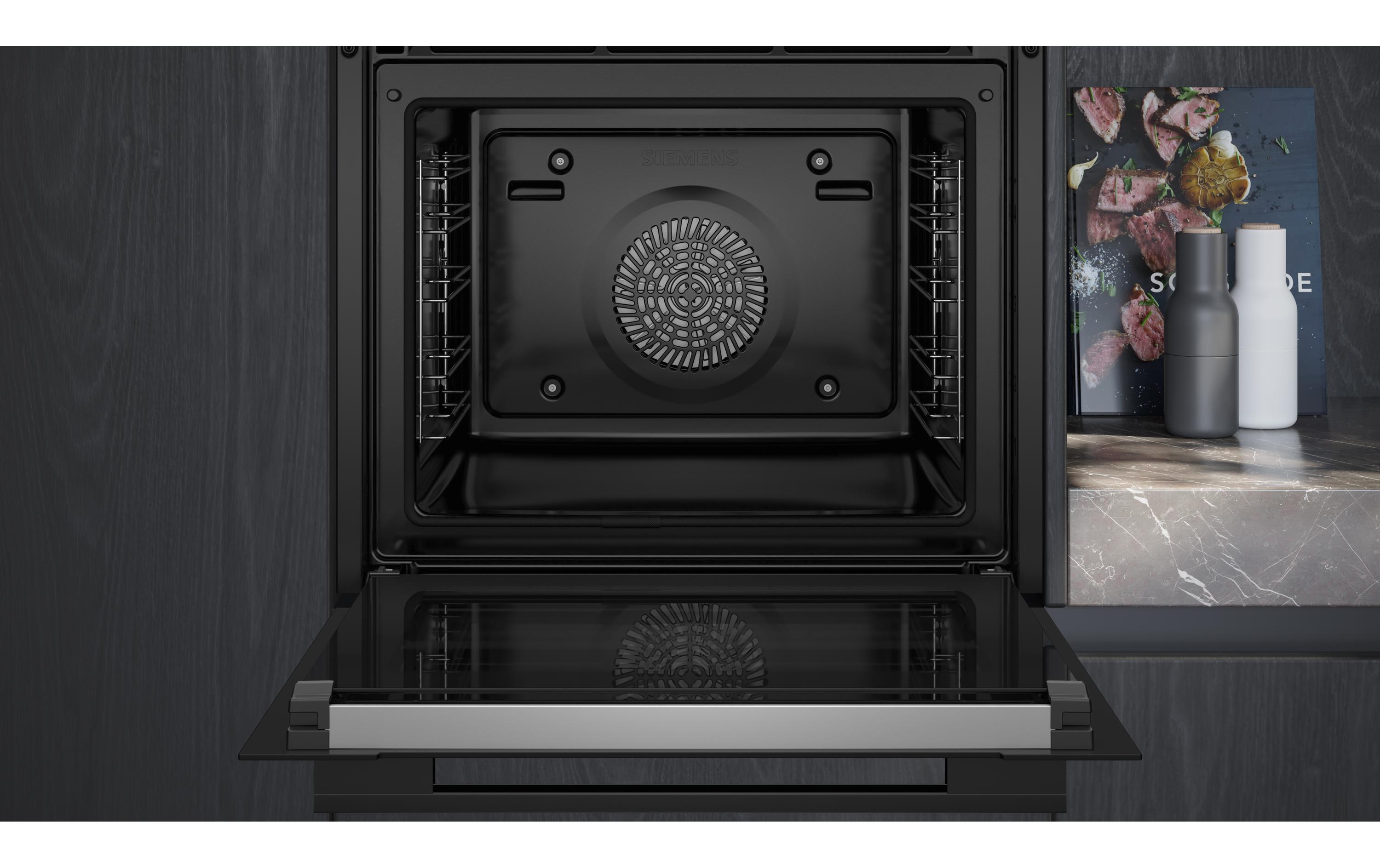 Einbaubackofen HB776G1B1 Schwarz A+<br>Einbauherd