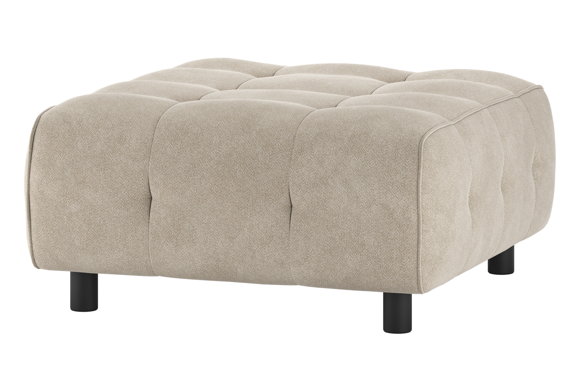 Hocker Louis geweven stof Louis hocker Geweven Stof - Powder