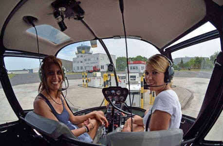 Hubschrauber-Runflug Sächsische Schweiz ab Kamenz als Geschenk