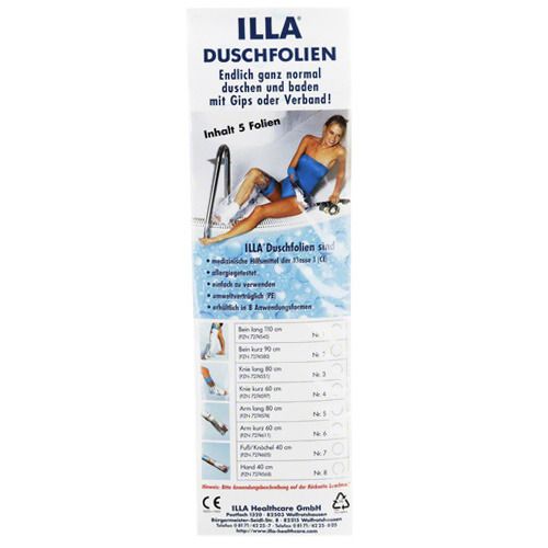 ILLA® Duschfolien Knie lang - 80cm