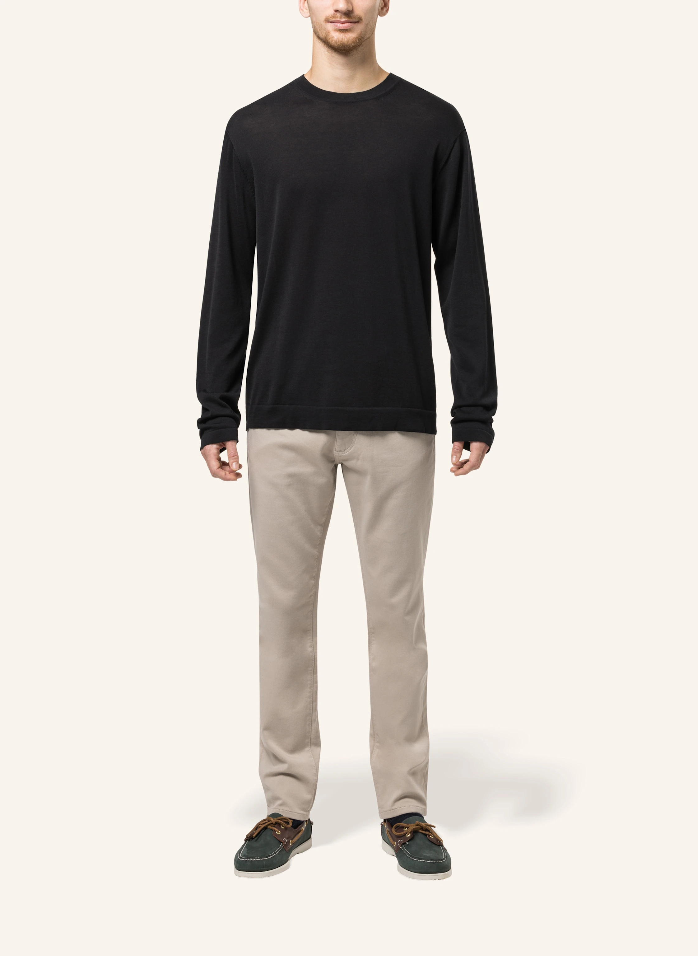 TRUSTED HANDWORK Round Neck 1/1-Sleeve Pullover
