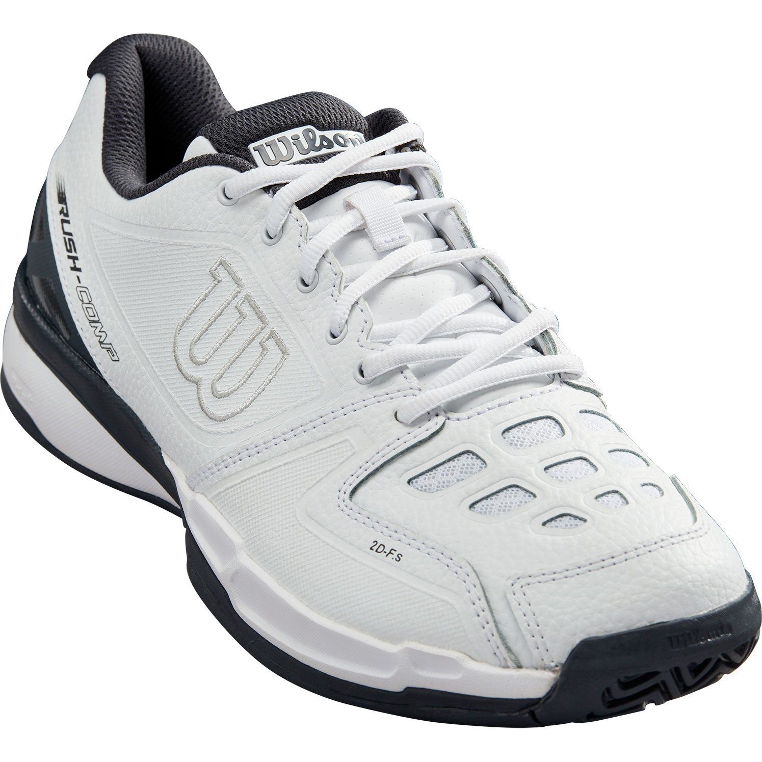 Wilson Rush Comp Leather Tennisschuhe Herren white