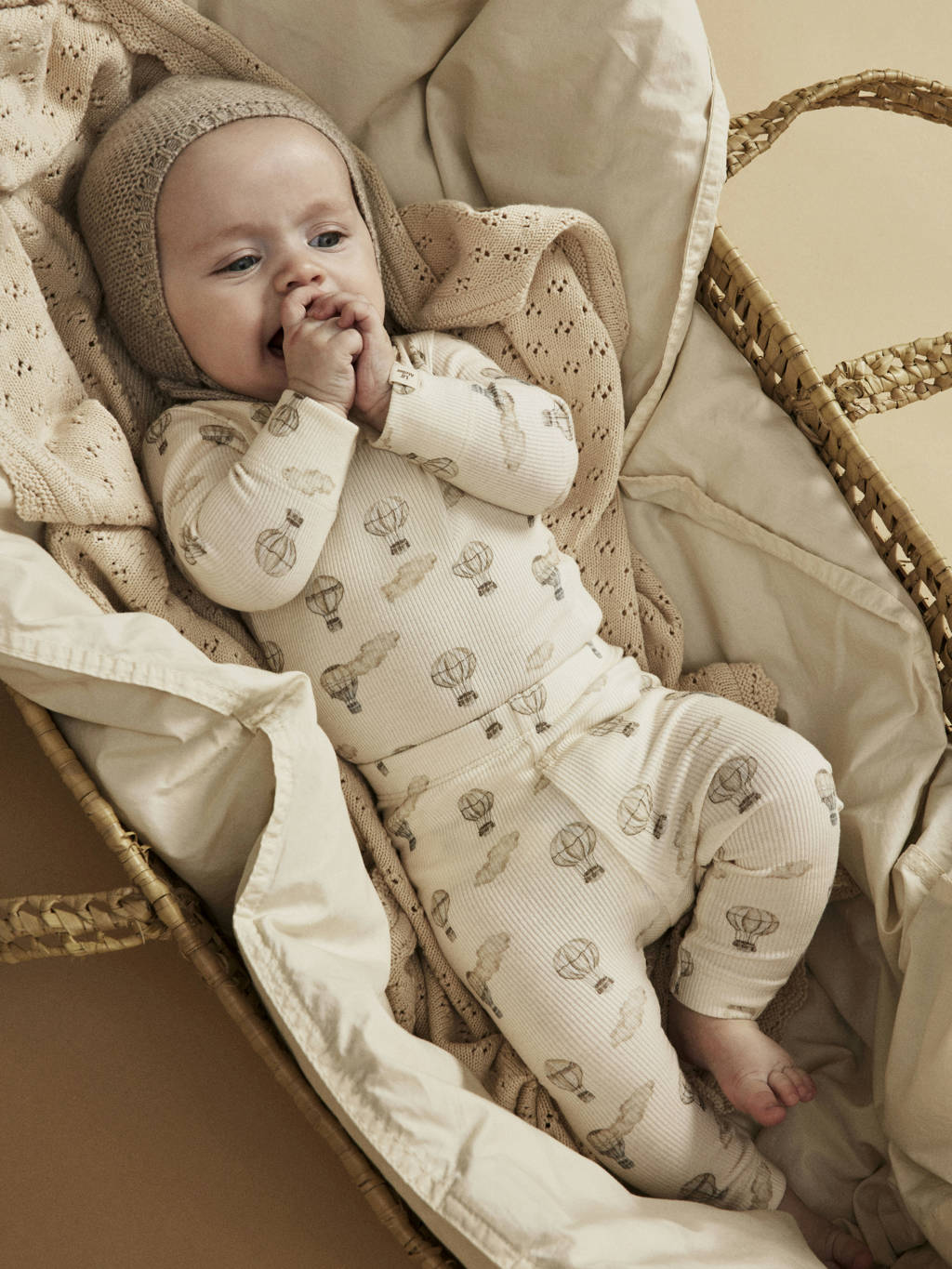 LIL' ATELIER romper NBNGAVOecru/lichtbruin